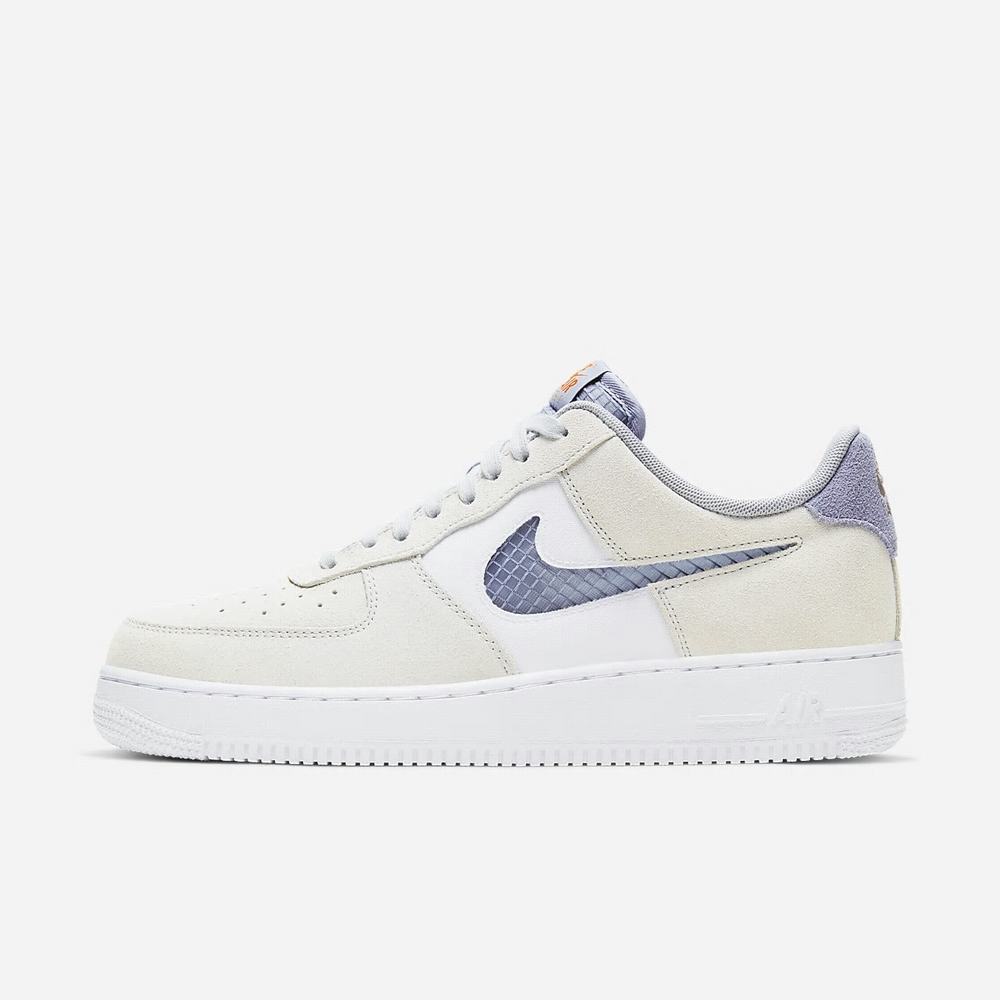 Sneakers Nike Air Force 1 '07 LV8 Platine 7968-142 Pure Platinum/White/Hyper Crimson/Indigo Fog Homme | KBS-14669628